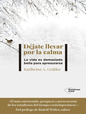 cover image of Déjate llevar por la calma